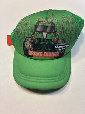 2024 Monster Jam GRAVE DIGGER Monster Truck (Adjustable Snap Back) Mesh Cap